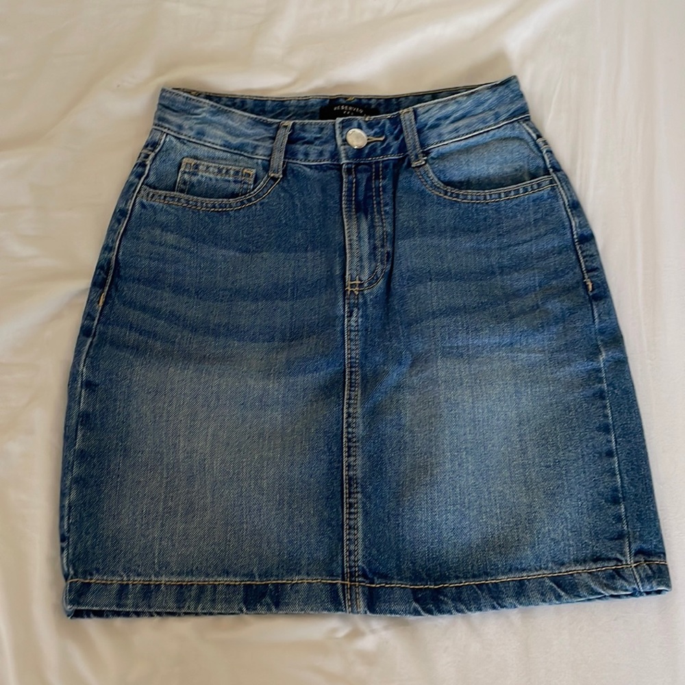 European Denim Skirt